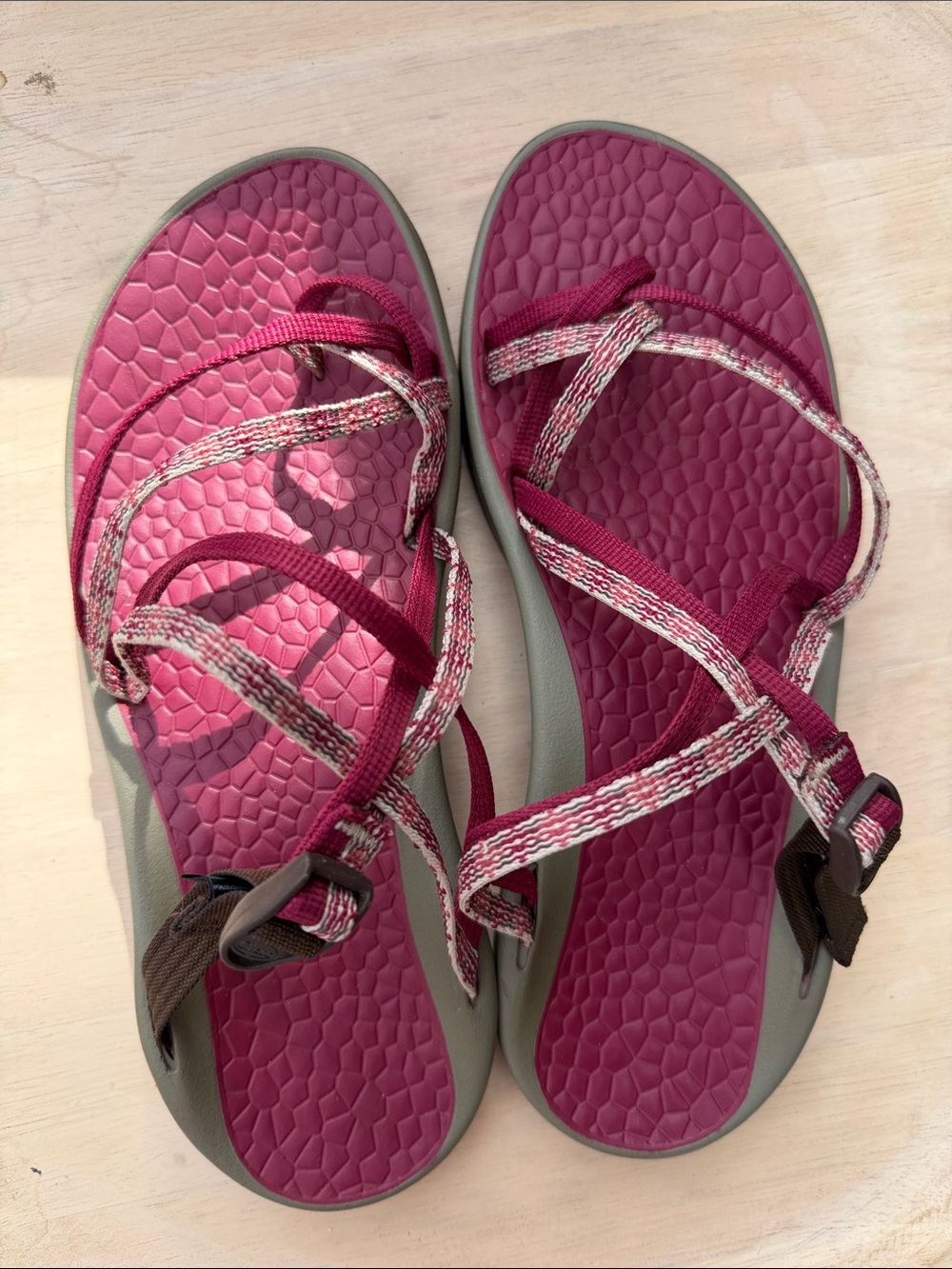 Chaco Women's Pink Strappy Outdoor Sandals